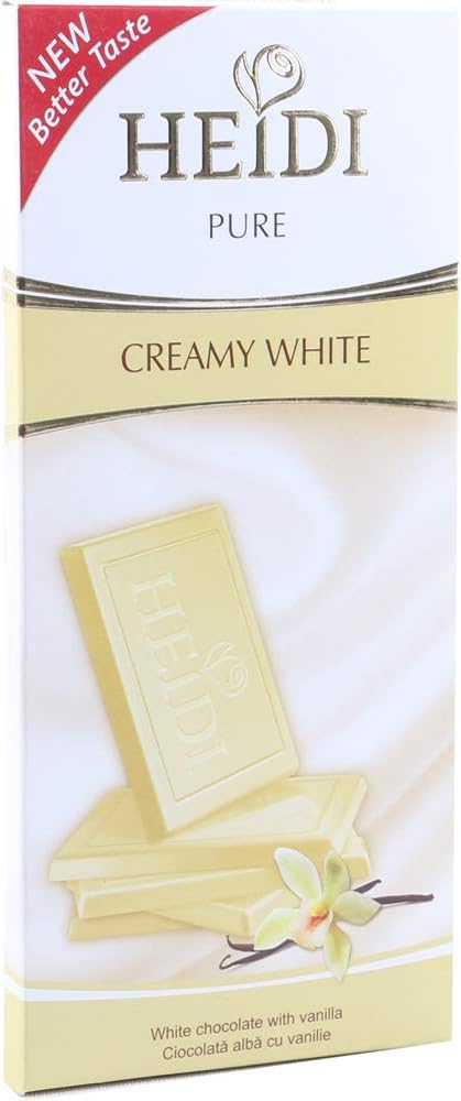 Heidi Rich Pure Creamy White Chocolate 80g | 100% Veg | Imported | Switzerland