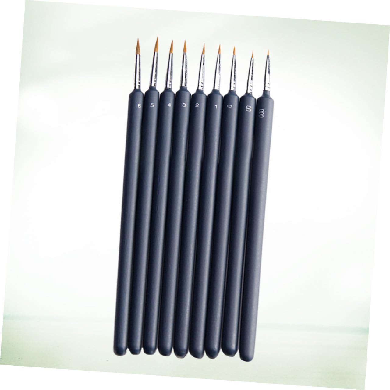 Juego De 15 Pinceles De Acuarela De Pelo De Comadreja para Acuarela Fina (9 Piezas X 15)