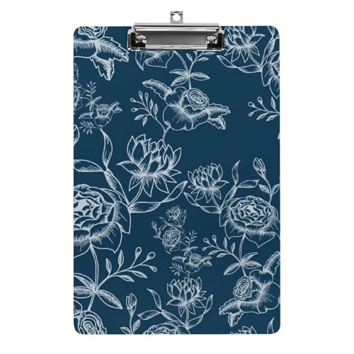 Plus de feuilles perdues grâce au clipboard A4 pince esquisse de fleurs