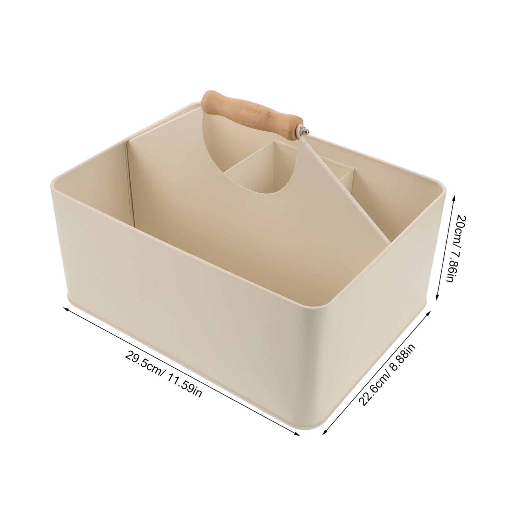 Generisch Aufbewahrungsbox Griff mit 4 Fächern Garten Metall Saatgut