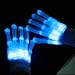 Dsaren Guantes de LED Iuminación Flashing Rave Guantes para Halloween, Navidad, Clubs...