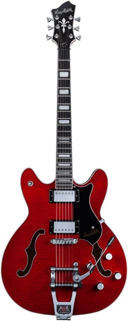Hagstrom Viking Semi-Hollowbody Electric Guitar Wild Cherry