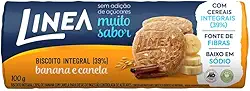 Biscoito Integral Linea Banana e Canela 100g