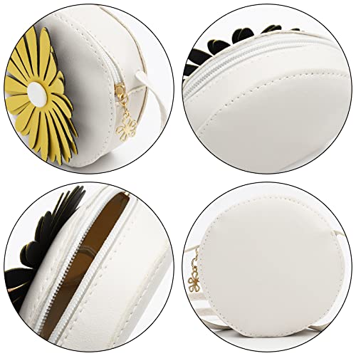 SOTOGO 2 Pieces Little Girls Crossbody Bag Princess Purse Set Toddler Purse Cute Kids Handbag Fashion Sunglass for Girls3