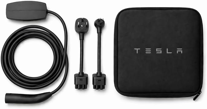 Tesla Mobile Connector - Portable Electric Vehicle EV NACS Charger - Level 2 - up to 32A with 20ft Cable