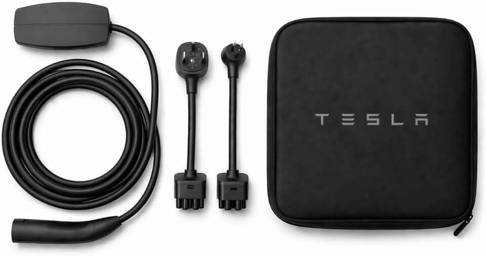 Tesla Mobile Connector - Portable Electric Vehicle (EV) NACS Charger - Level 2 - up to 32A with 20ft Cable