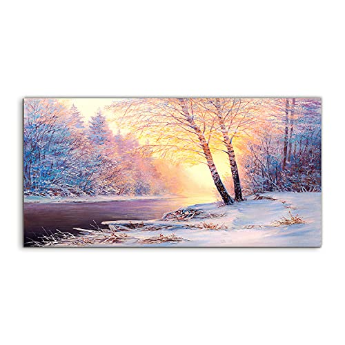 Image sur verre salon et chambre paysage de rivière sacrée déco murale zen