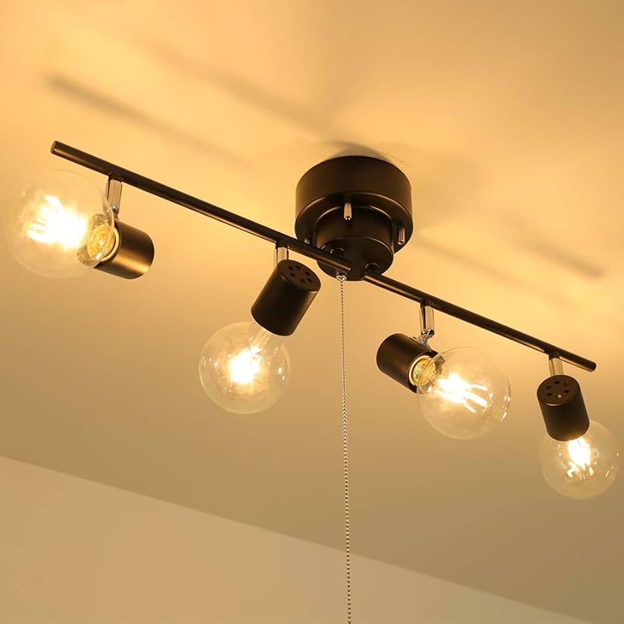 Amazon | 共同照明 シーリングライト 4灯 E26 シーリング