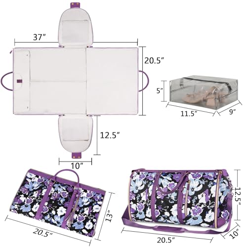 Image of Carry On Garment Bag, Floral, Travel