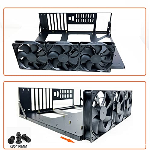 Open Chassis Rack, Gabinete PC de Marco Abierto para EATX ATX MATX ITX, Banco de Pruebas para Computadora Gaming (EATX) miniatura 7