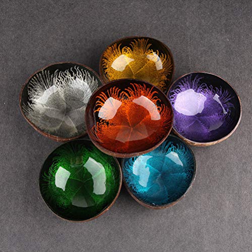 image for BESTONZON Coconut Bowls Natural Coconut Shell Storage Bowl Coconut Ser