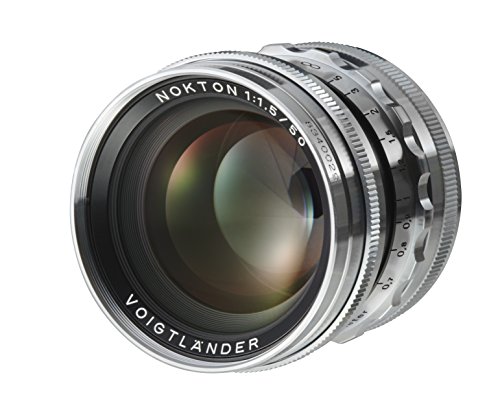 Voigtländer Nokton 50 mm F 1.5 VM Objectif Argent