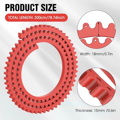 2 m Flexibles Kurvenlineal für präzise Holzbearbeitung, Frässchablonen für Oberfräse, Oberfräse Schablone, Biegbar Kurvenschablone, Kurvenschablone, Profilleisten Holz