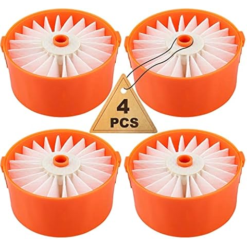 4 Pack Filter Element for BLACK + DECKER BSV2020 BSV2020G BSV2020WAPB Wireless Vacuum Cleaner Accessory Cover