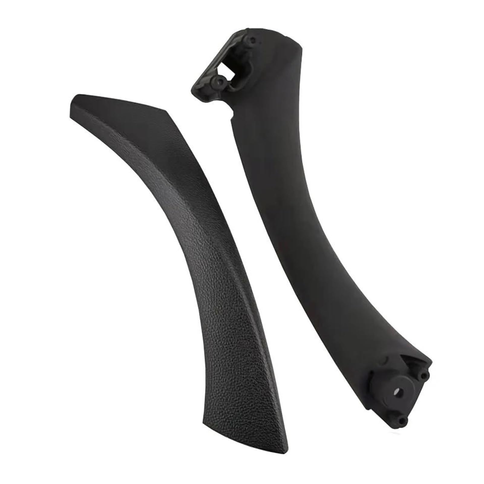 LVXVMOZEOK Interior Door Handle Armrest for E90 for E91 for 3 Series 2005-2012 Car Inner Left Right Inside Handle Door Panel 51417230853 Pull Trim Cover(Right Black 2pcs)