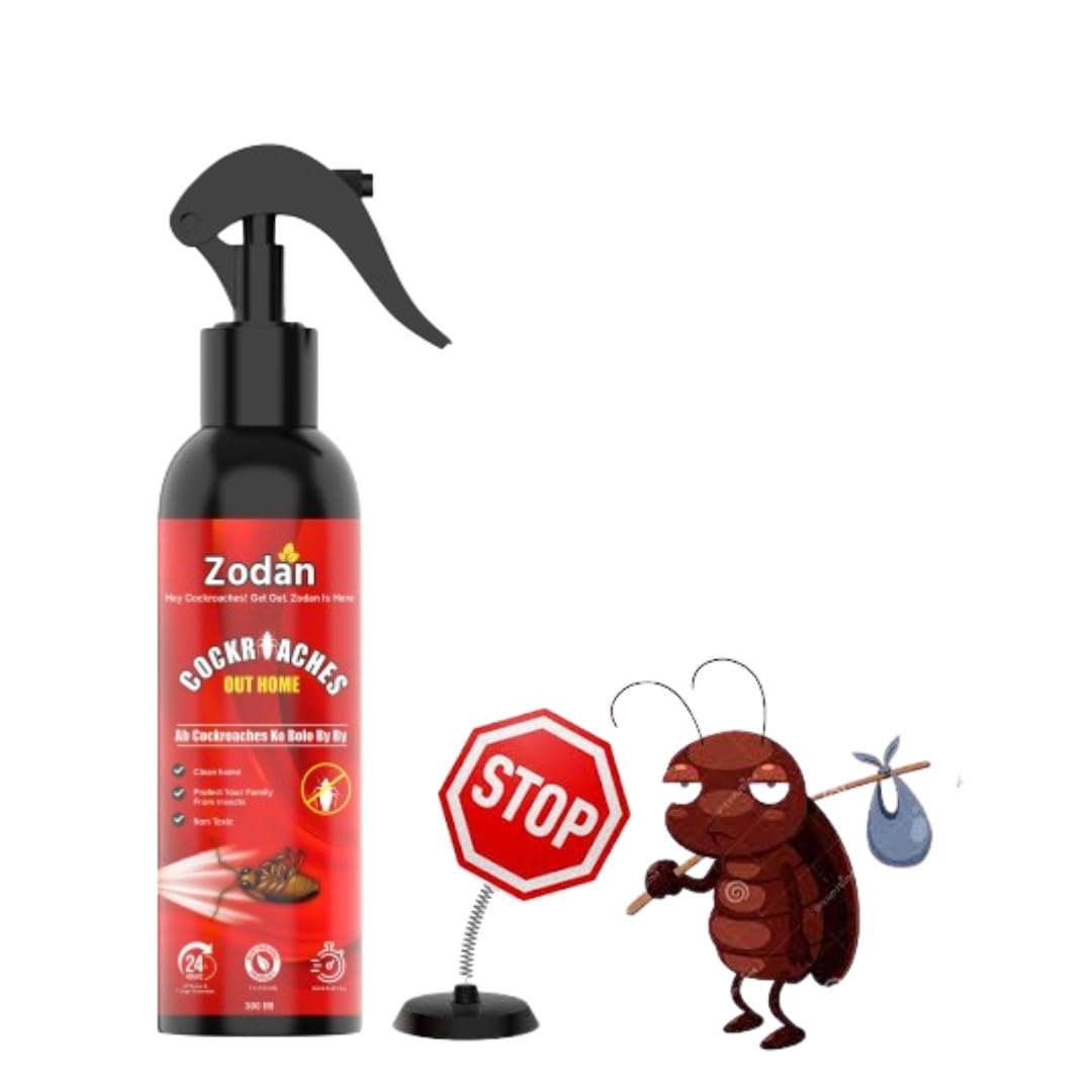 ZODAN Crawling Insect Killer Cockroach Killer Spray | Instant Kill | Cockroach Repellent Spray | Fresh Fragrance (Pack of 1)