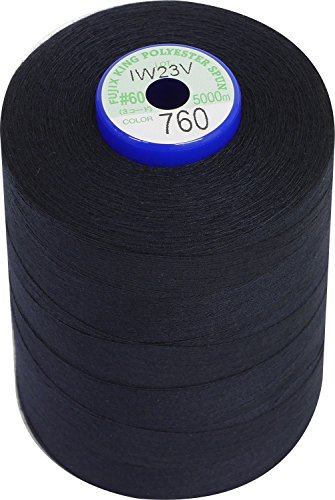 FUJIX フジックス キングスパン スパン ミシン糸 60番 5000m巻 col.760