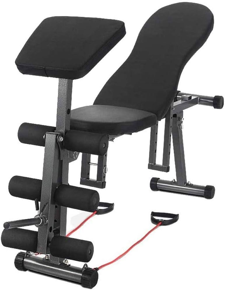 Gym Bench Strength Training Exercise Bench/Full Body Workout Fitness Home Gym Exercise Sports Adjustable Benches Adjustable Weight Bench Abdominal Trainer Supine Board