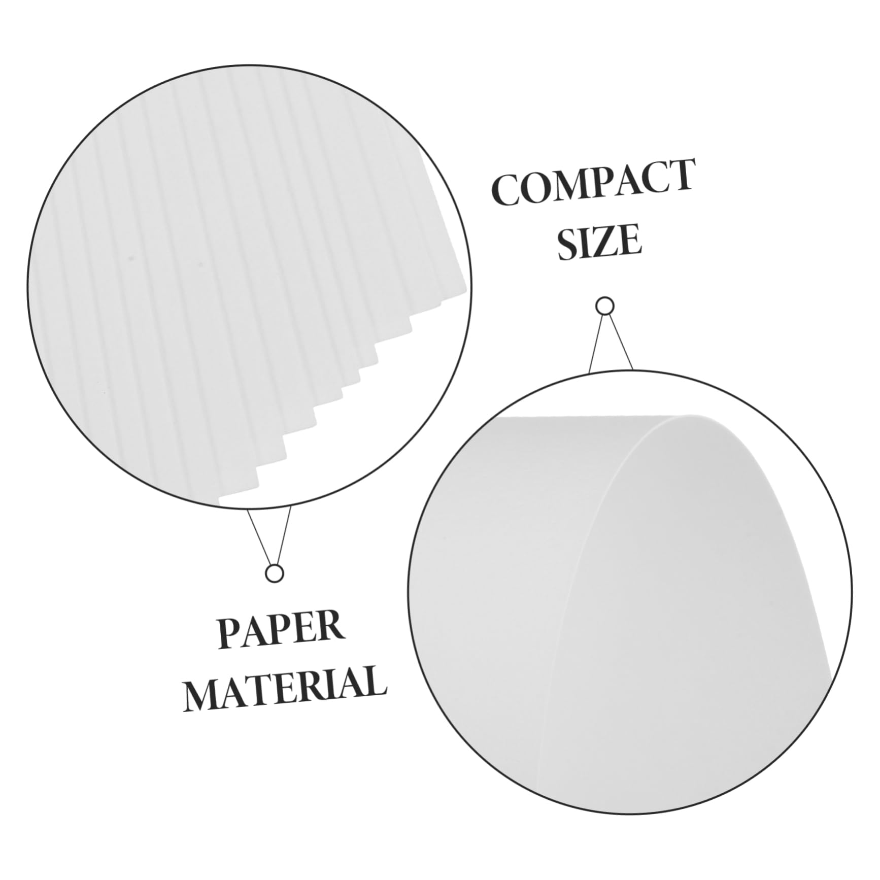 Anneome Papier à Dessin pour Crayons Aquarellables, 400 Feuilles Blanches