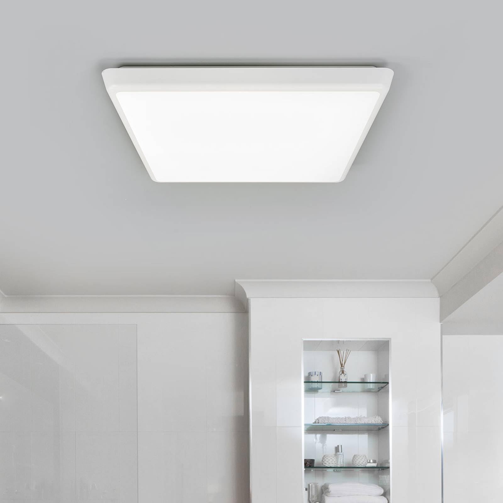 Arcchio LED Deckenleuchte Augustin (Modern) in Weiß (1 flammig,) - Lampe Deckenlampe Badezimmerleuchte