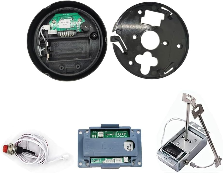 For Stack-On Safe Lock Electronic Digital Safe Lock Replacement Solenoid W/ 2 Key