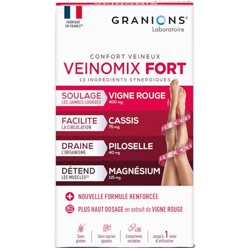 GRANIONS VEINOMIX FORT Jambes - 30 comprimés