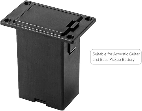 1 peça de caixa de bateria para captador de guitarra, peças de captador de guitarra acústica, capa d