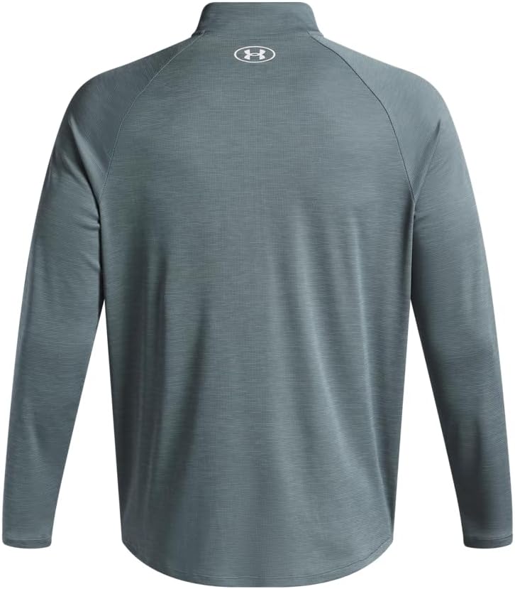 Under Armour Mens Tech Textured Half Zip Long Sleeve - Image 4