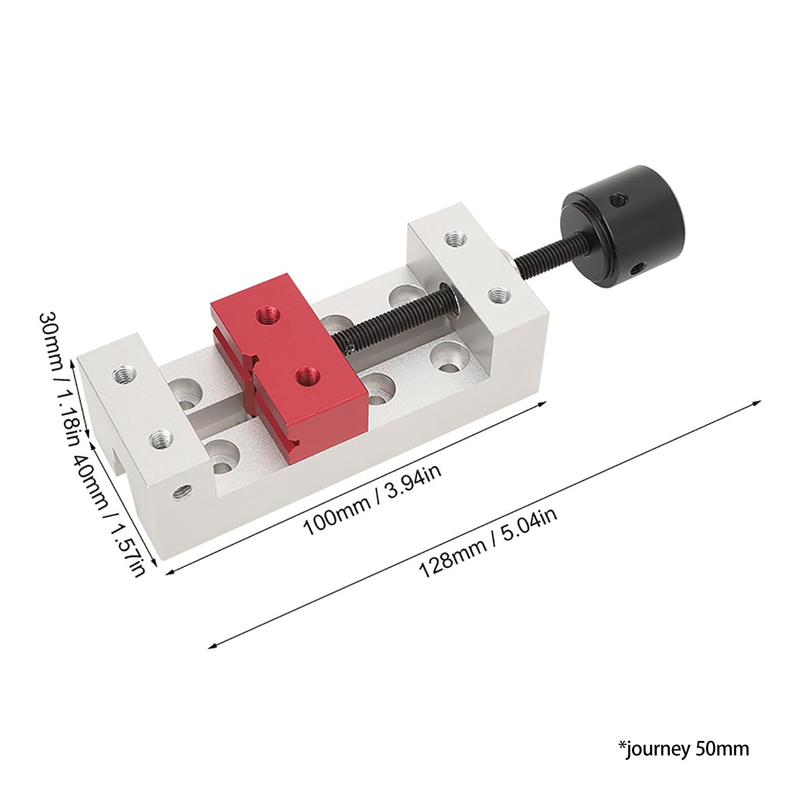 Etau d'Établi Mini Pince Plate De 50mm Pour Perceuse En Aluminium, Étau De Presse, Pince Plate De Précision, Étau d'Établi, Outil De Fixation d'Étau De Presse