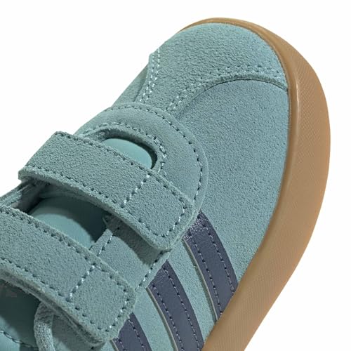 Image of adidas Boys Vl Court 3.0 Slip On Sneakers Shoes Casual - Pink, White