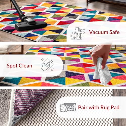 Tapete Multicolor 4'1" x 6' de Polipropileno miniatura 3