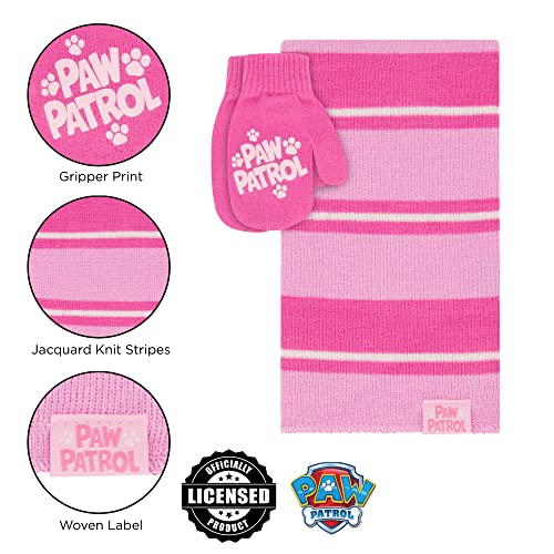Nickelodeon Girls Toddler Winter Hat, Scarf & Mittens Set 2-4 Or Paw Patrol Marshall Hat, Scarves & Kids Gloves Sets 4-7 #TOP4