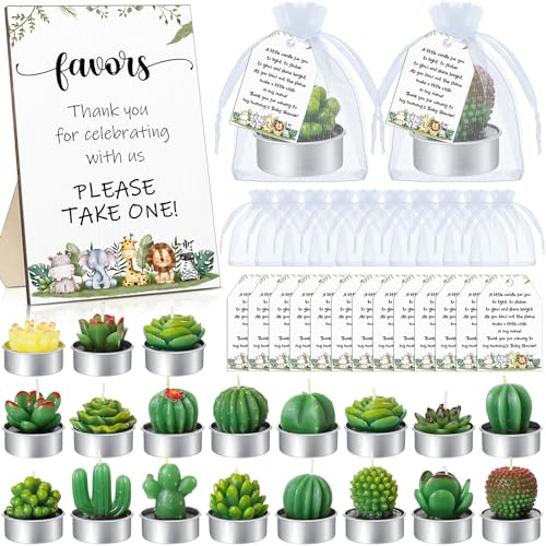 Bougies succulentes cactus pour réussir votre décoration de table sans stress