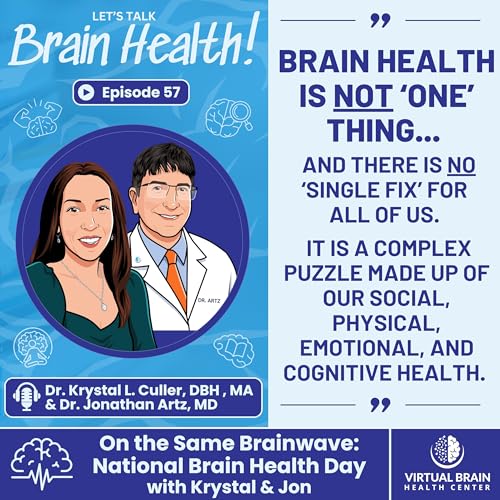 Page de couverture de On the Same Brainwave: National Brain Health Day with Krystal & Jon