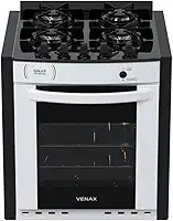Fogao A Gas De Embutir Gaudi Prisma Vitreo Bl 4q Branco Gas Glp