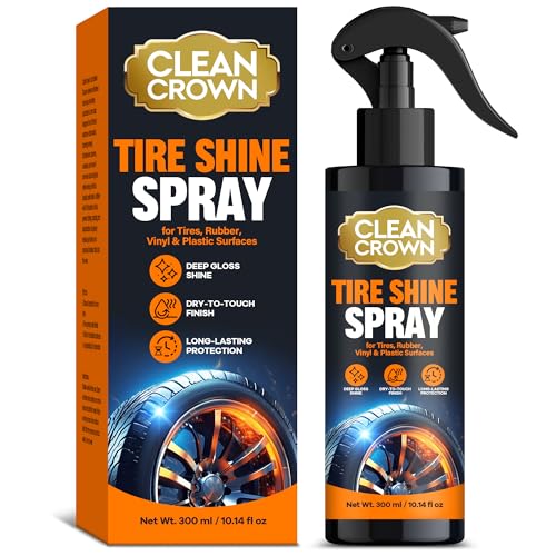 Tire Shine Spray for Black Tires and Wheels
