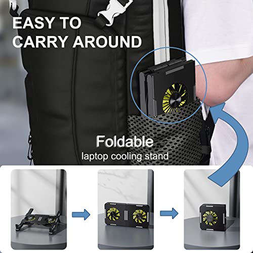 Foldable-Laptop-Cooling-Pad-Portable-Laptop-Cooler-with-3-Heights-Adjustable-Support-up-to-17-Laptops-Easy-to-Carry-Around
