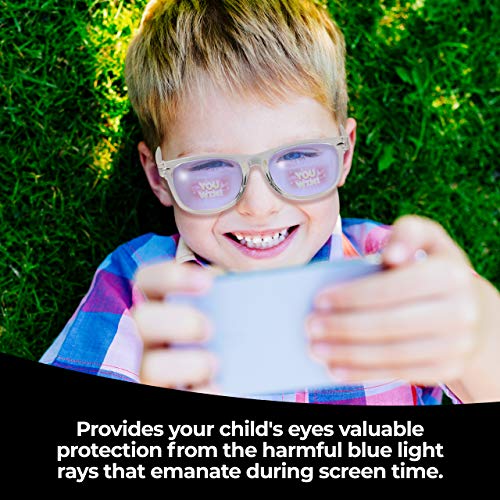 Image of GALVANOX Ava & Ethan Blue Light Glasses for Kids, Blue Light Blocking for Computer /Gaming (Ages 3-7)