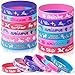 Vamei 30 Pièces Bracelets en Slicone Licorne pour Enfants Bracelets en Caoutchouc Couleurs Bracelet en Silicone pour Fille Garçon Faveurs de Fête à Thème Licorne Anniversaire Cadeaux