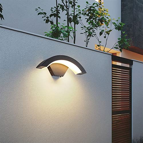 Aplique de pared impermeable para exterior e interior con luz cálida decorativa 4