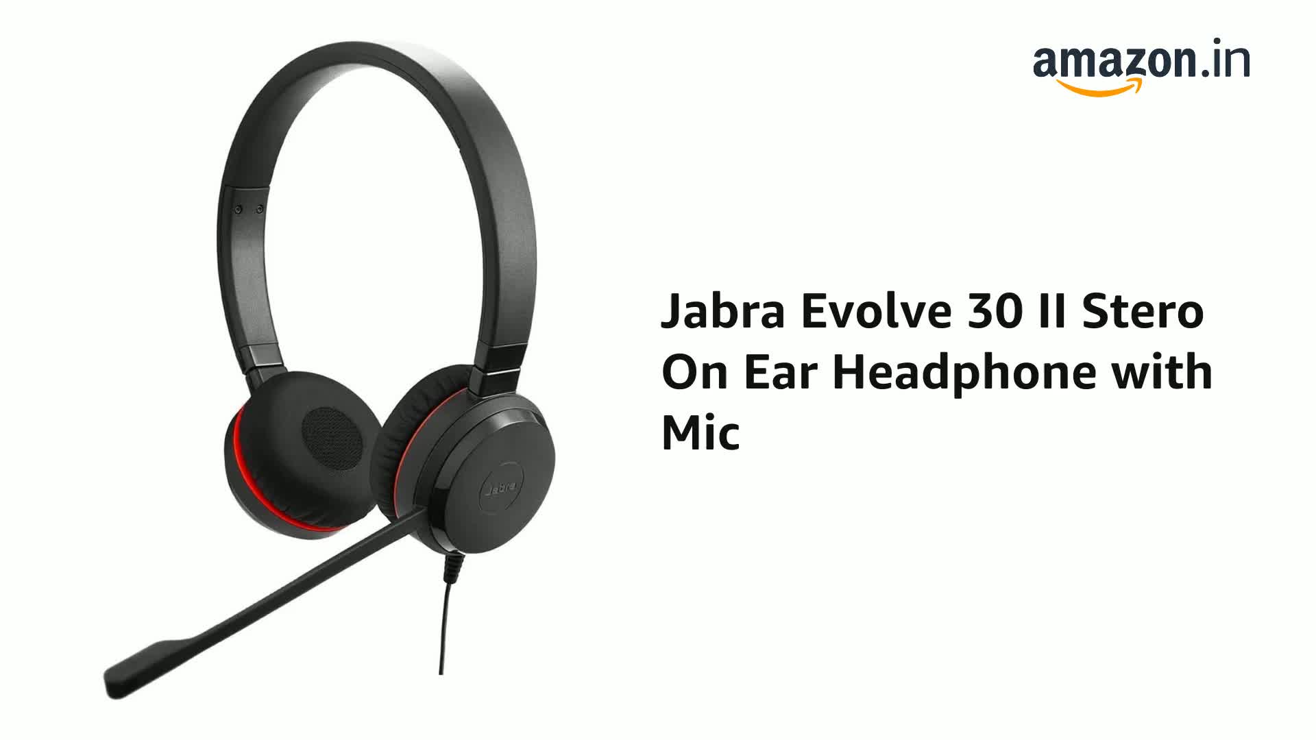 Jabra Evolve 30 II Stero On Ear Wired 