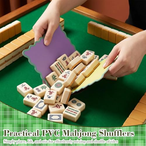 4 Piezas Barajas Mezcladoras para Mahjong Coloridas miniatura 5