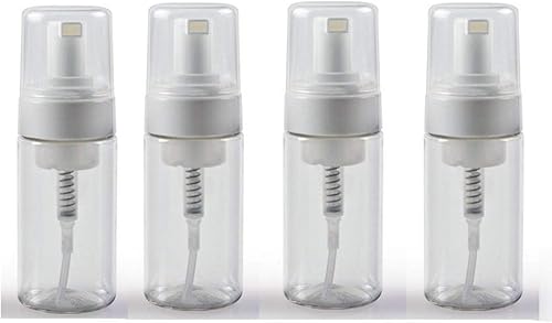 Paquete de 4, dispensador de jabón espumoso de plástico de viaje de 3.3 onzas, dispensador de espuma recargable, recipientes de almacenamiento para disponible en Yaxa El Salvador