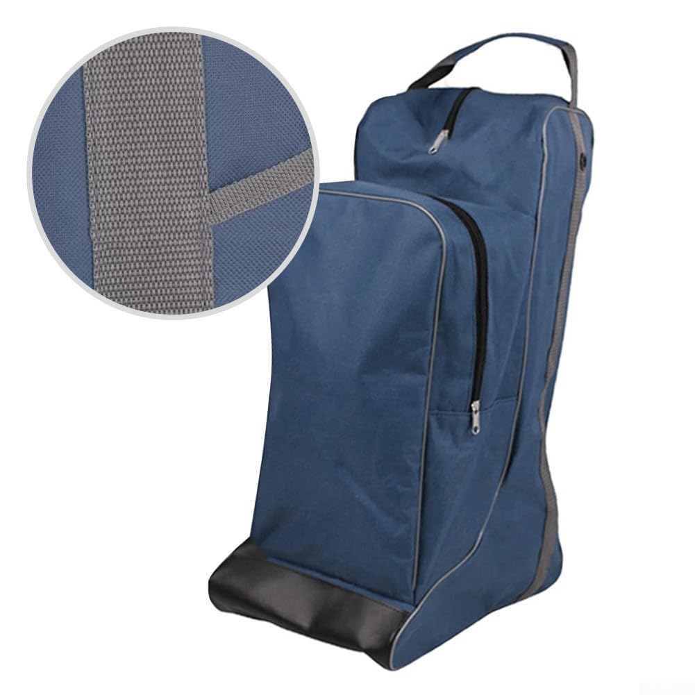 Yhenlovtt Sac de rangement de grande capacité pour bottes d'équitation avec poignée pour bottes hautes et équipements, tissu Oxford 600D, protection P