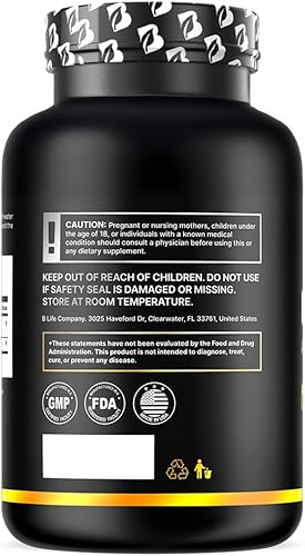 Vista 9 de Suplemento orgánico Ashwagandha KSM-66 de 1000 mg Adaptógeno para el apoyo del cortisol y alivio del estrés Ayuda para el estado de ánimo
