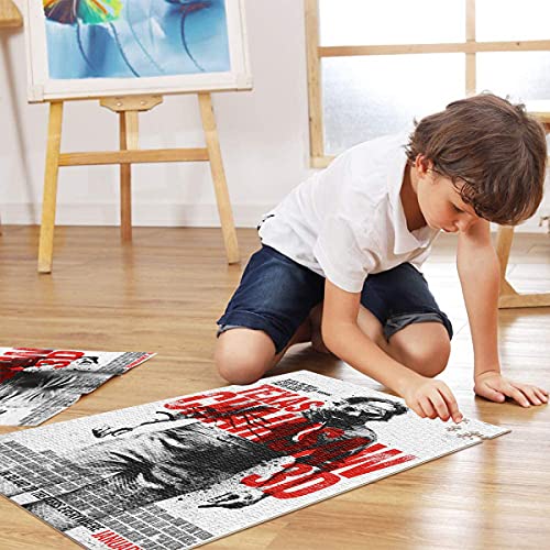 ZKSB Texas Chainsaw 3D Puzzle für Erwachsene 1000 Teile Spielzeug für Erwachsene 1000-teiliges Anime-Puzzle Sammelpuzzle… – Bild 6