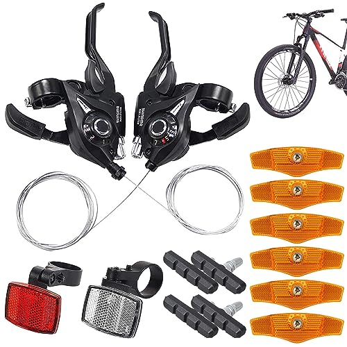 Zhixifan EF51-7 Fach Gangschaltung Schalthebel Bremshebel mit Bremskabel...