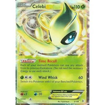 Pokemon - Celebi-EX 9149 - BW - Boundaries Crossed - Guatemala | Ubuy