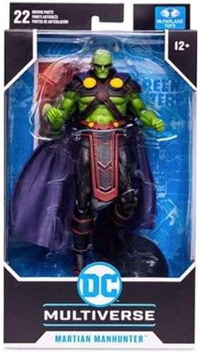 McFarlane Toys - DC Multiverse Martian Manhunter Figura de acción de 7" con accesorios