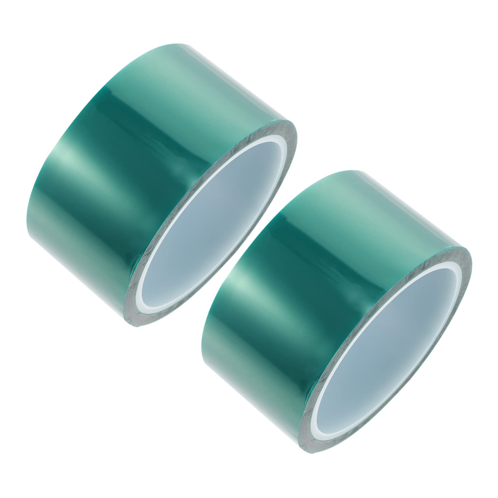 Cabilock 2 Rolls High Temperature Pet Tape of Thermal Adhesive for Soldering Electronics Epoxy Resin Supplies Heat Resistant Easy to Remove for Insulation Paint Spraying
